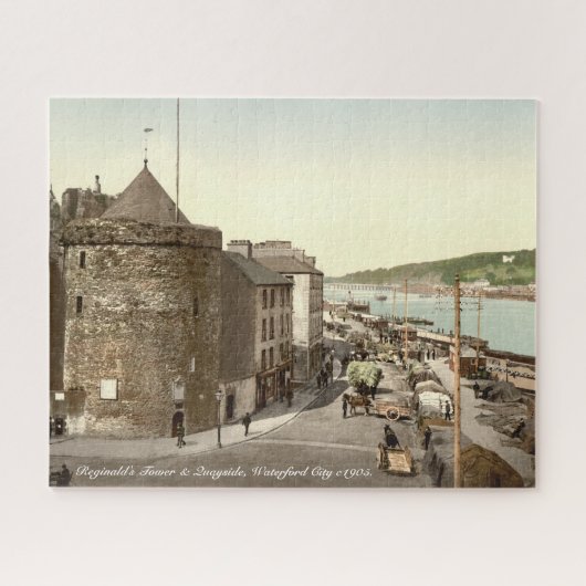 Puzzle Ville c1905 de Waterford, tour de Reginalds et (Horizontal)
