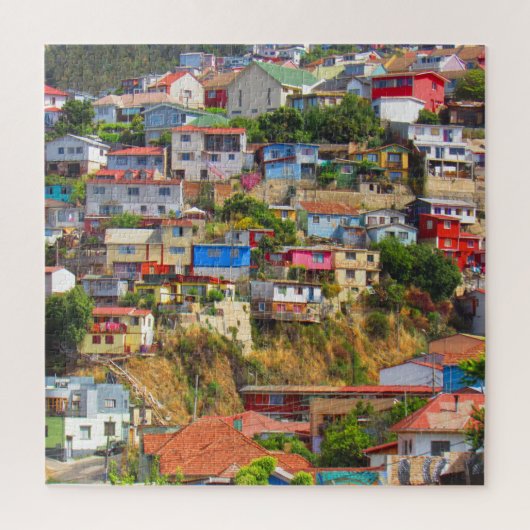 Puzzle ville colorée (Vertical)