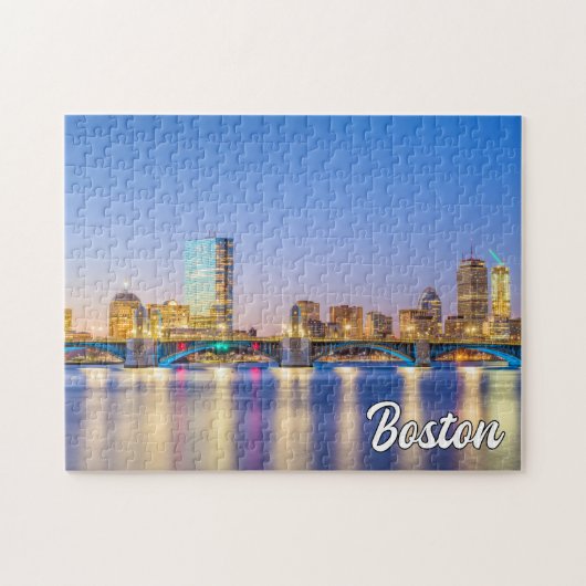 Puzzle Ville De Boston, Massachusetts, États-Unis (Horizontal)