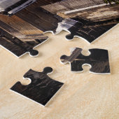 Puzzle Ville de Hallstatt dans la neige en hiver (Côté)