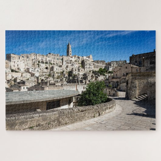 Puzzle Ville de Matera de Di de Sassi vieille (Horizontal)