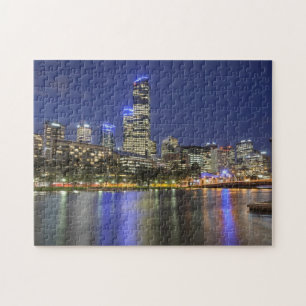Puzzle Ville de Melbourne au-dessus de Yarra