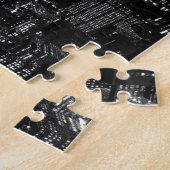 Puzzle Ville de New York noire et blanche (Côté)