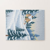 Puzzle Ville de Noël éclairée (Horizontal)