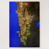 Puzzle Ville de nuit de Pitigliano, Toscane, Italie (Vertical)