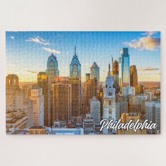 Puzzle Ville De Philadelphie, Pennsylvanie, États-Unis (Horizontal)