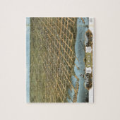 Puzzle Ville de vue d'oeil d'oiseau d'Erie Pennsylvanie (Vertical)