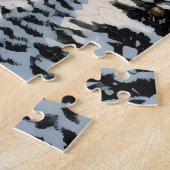 Puzzle Ville d'hiver rétro (Côté)