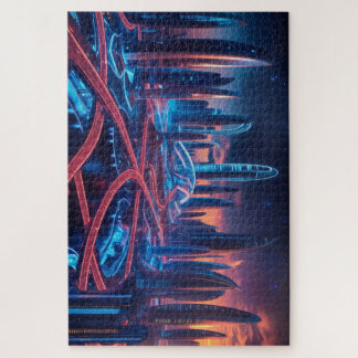 Puzzle Ville futuriste