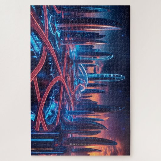 Puzzle Ville futuriste (Vertical)