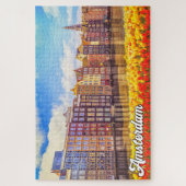 Puzzle Ville Historique D'Amsterdam, Pays-Bas (Vertical)