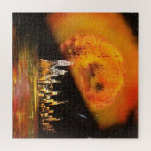 Puzzle Ville intergalactique sous ciel nocturne (Horizontal)