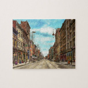 Puzzle Ville - Knoxville TN - rue gaie 1903