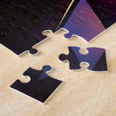 Puzzle Ville ​ ​ lumineuses décoration abstraite et moder (Côté)