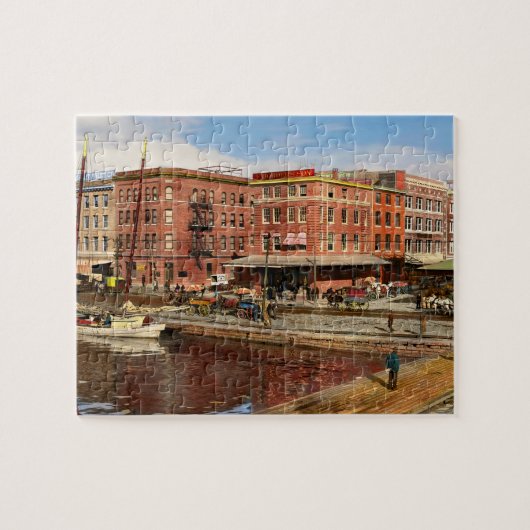 Puzzle Ville - MD - Pratt St - Le quartier d'affaires 190 (Horizontal)