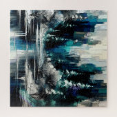 Puzzle Ville peinte - Scène d'hiver 1006 (Horizontal)