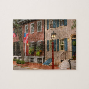 Puzzle Ville - Pennsylvanie Philadelphie - Maison en rang
