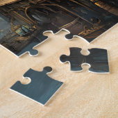 Puzzle Ville Steampunk avec horloge (Côté)