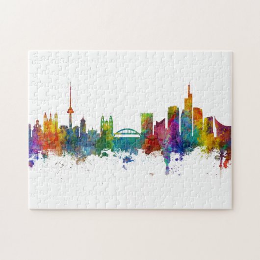 Puzzle Vilnius Lituanie Skyline (Horizontal)