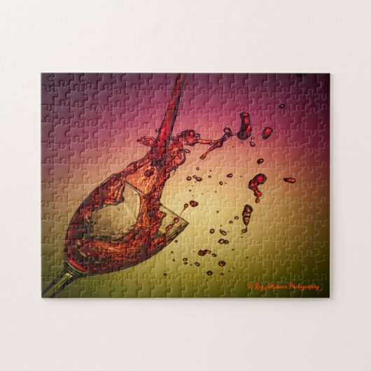 Puzzle Vin déversé (Horizontal)