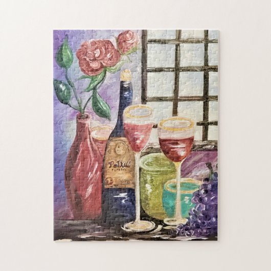 Puzzle Vin et Rose (Vertical)