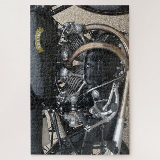 Puzzle Vincent Black Shadow. (Vertical)