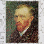 Puzzle Vincent van Gogh Autoportrait, Art Vintage<br><div class="desc">Autoportrait de Vincent van Gogh. Van Gogh a créé de nombreux autoportraits au cours de sa vie, il était un auto-portraitiste prolifique, qui s'est peint trente-sept fois entre 1886 et 1889. Dans tous ces autoportraits on est frappé que le regard du peintre nous est rarement dirigé vers nous; même quand...</div>