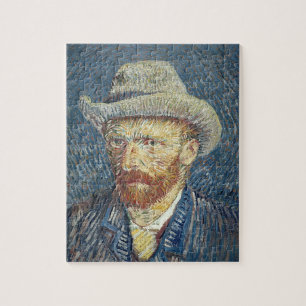 Puzzle Vincent van Gogh   Autoportrait avec Casquette à p
