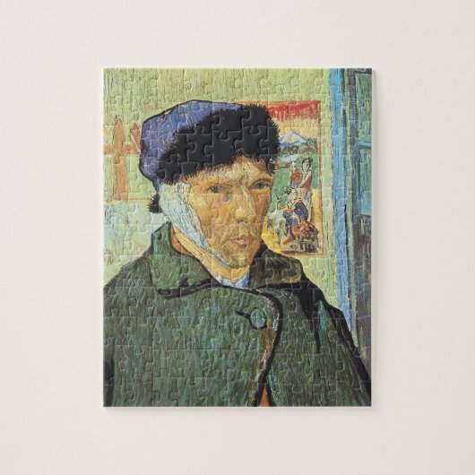 Puzzle Vincent van Gogh - Autoportrait avec l'oreille ban (Vertical)