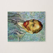Puzzle Vincent Van Gogh - Autoportrait vert Art (Horizontal)