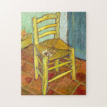 Puzzle Vincent Van Gogh Chaise avec tuyau<br><div class="desc">Vincent Van Gogh Chaise avec Pipe Jigsaw Puzzle.</div>