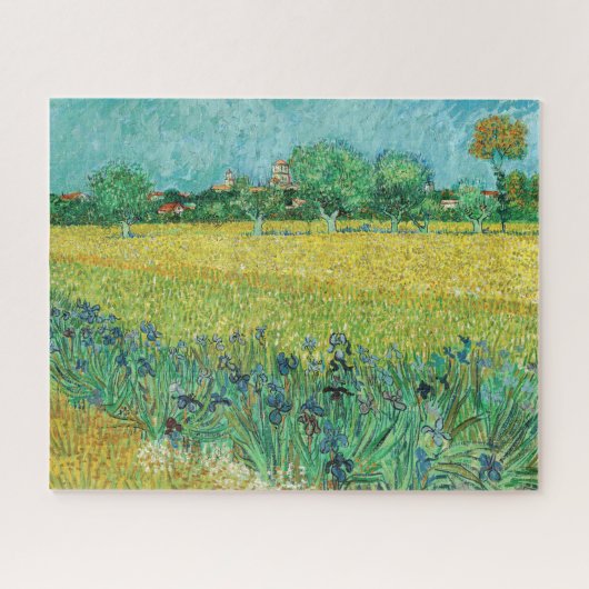 Puzzle Vincent van Gogh - Champ avec Iris près d'Arles (Horizontal)