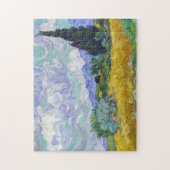 Puzzle Vincent Van Gogh - Champ de blé avec cyprès (Vertical)