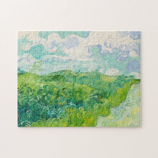 Puzzle Vincent van Gogh - Champ de blé vert, Auvers (Horizontal)