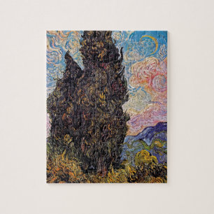 Puzzle Vincent Van Gogh - Cyprès Amoureux des Arbres d'Ar