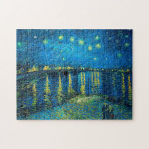 Puzzle Vincent Van Gogh Étape Nuit Sur Le Rhône