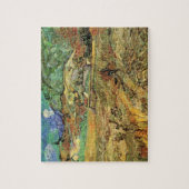 Puzzle Vincent van Gogh - Fermé champs de blé avec paysan (Vertical)