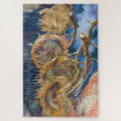 Puzzle Vincent van Gogh - Fleurs de soleil coupées en qua (Vertical)