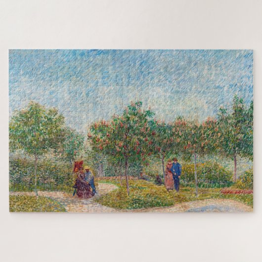 Puzzle Vincent van Gogh - Jardin à Montmarte avec les ama (Horizontal)