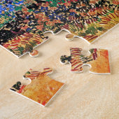 Puzzle Vincent Van Gogh - Jardin Fleuri avec sentier (Côté)