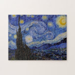 Puzzle Vincent Van Gogh - La nuit étoilée<br><div class="desc">The Starry Night / La nuit etoilee - Vincent Van Gogh en 1889</div>
