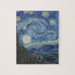 Puzzle Vincent van Gogh| La Nuit étoilée, juin 1889<br><div class="desc">VAN GOGH->Post-impressionniste, étoiles, étoile, nocturne, paysage, cloche de l'église, lune, lune, lumière du lune, arbre, ciel, cosmique, St, Remy, Provence, française, Saint-Rémy, post-impressionnisme, iconique\\La Nuit étoilée, juin 1889 (huile sur toile), Gogh, Vincent van (188) 53-90) / Museum of Modern Art, New York, États-Unis / The Bridgeman Art Library| Numéro de...</div>