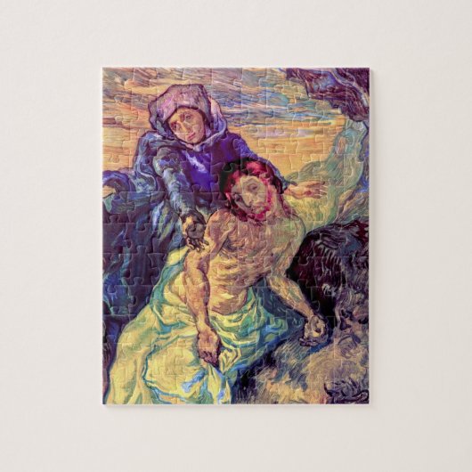 Puzzle Vincent Van Gogh - La Pieta - Jésus & Vierge Marie (Vertical)