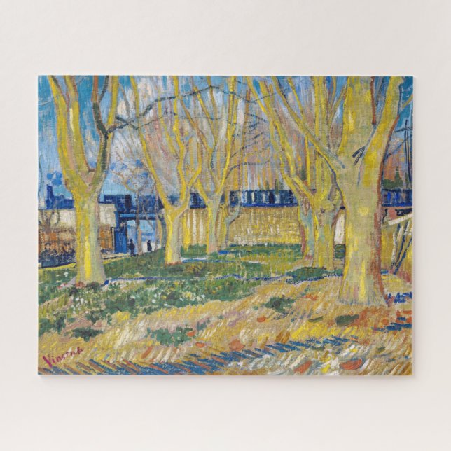 Puzzle Vincent van Gogh - Le Train Bleu (Horizontal)