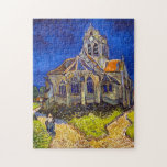 Puzzle Vincent van Gogh - L'église d'Auvers<br><div class="desc">L'église d'Auvers / l'Eglise à Auvers-sur-oise par Vincent Van Gogh en 1890</div>
