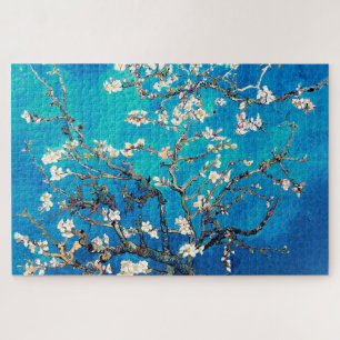 Puzzle Vincent Van Gogh Les amandes fleurissent un turquo