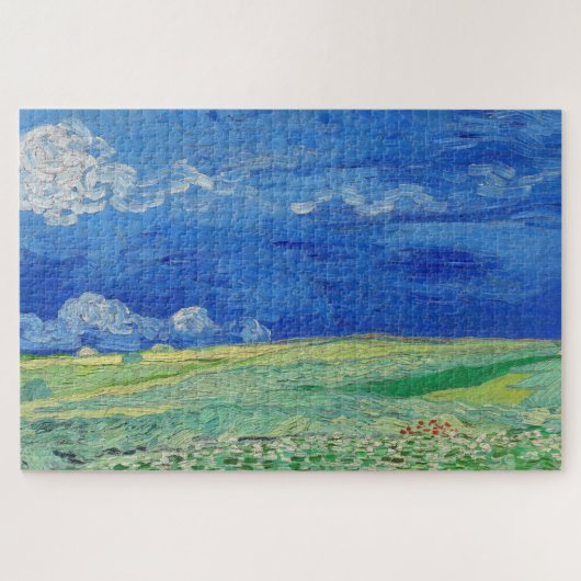 Puzzle Vincent van Gogh - Les champs de roues sous Thunde (Horizontal)