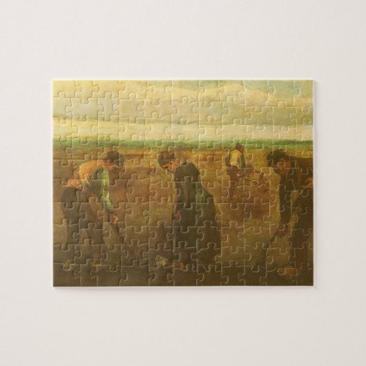 Puzzle Vincent van Gogh - Les paysans plantent des pommes (Horizontal)