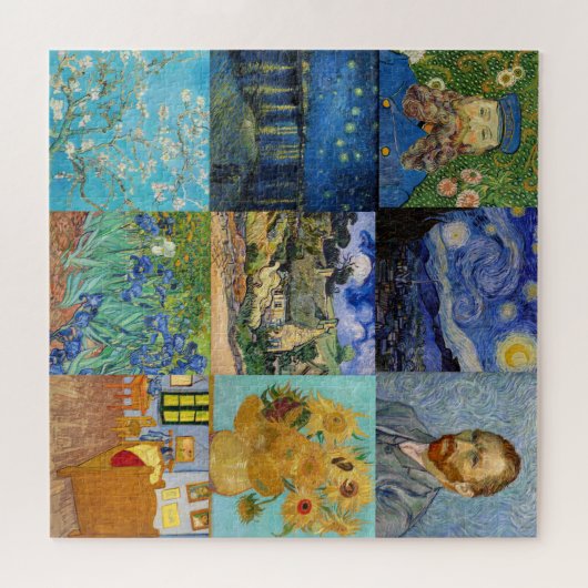 Puzzle Vincent Van Gogh - Masterpieces Patchwork (Horizontal)