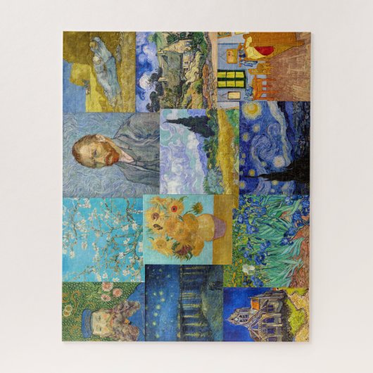 Puzzle Vincent Van Gogh - Masterpieces Patchwork (Vertical)